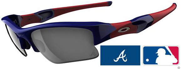 Flak Jacket XLJ in Atlanta Braves - Blue / Black Iridium