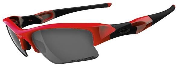 Flak Jacket XLJ in Infrared / OO Black Iridium Polarized