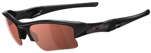 Flak Jacket XLJ in Jet Black / VR28 Polarized