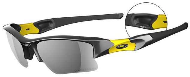 Flak Jacket XLJ in Matte Celeste / Prizm Snow Argon Iridium