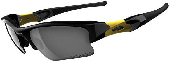 Flak Jacket XLJ in Jet Black w/Yellow / Black Iridium