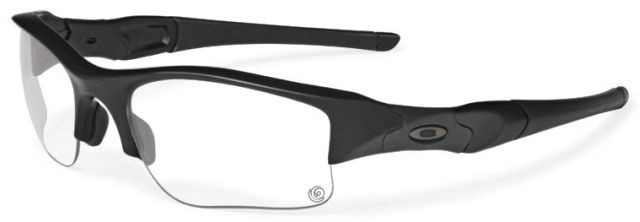 Flak Jacket XLJ in Matte Black / Clear Black Photochromatic