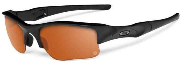 Flak Jacket XLJ in Matte Black / Persimmon Photochromatic