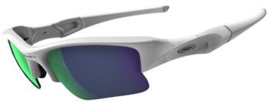 Flak Jacket XLJ in Matte White / Jade Iridium