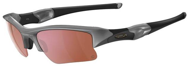Flak Jacket XLJ in Matte Black / Prizm H.I. Pink Iridium