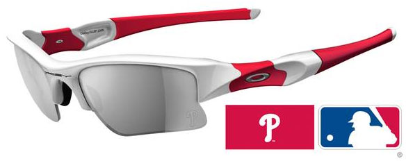 Flak Jacket XLJ in Philadelphia Phillies - White / Black Iridium