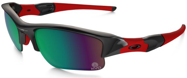 Flak Jacket XLJ in Polished Black / Prizm Shallow Water Polarized
