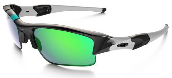 Flak Jacket XLJ in Polished Black / Jade Iridium