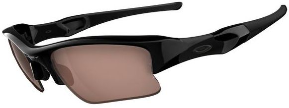 Flak Jacket XLJ in Polished Black / VR28 Black Iridium