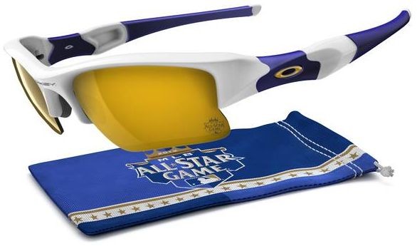 Flak Jacket XLJ in Polished White / Gold Iridium