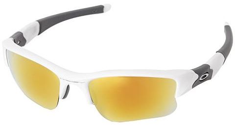 Flak Jacket XLJ in Polished White / Fire Iridium