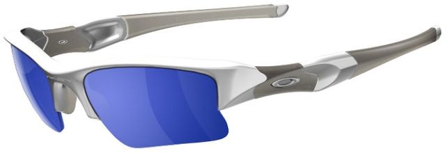 Flak Jacket XLJ in Polished White / Ice Iridium