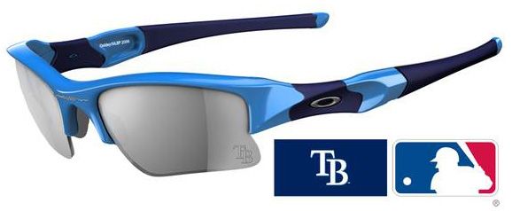 Flak Jacket XLJ in Tampa Bay Rays - Light Blue / Black Iridium