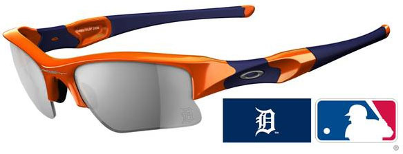 Flak Jacket XLJ in Detroit Tigers - Orange / Black Iridium