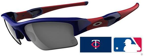 Flak Jacket XLJ in Minnesota Twins - Blue / Black Iridium