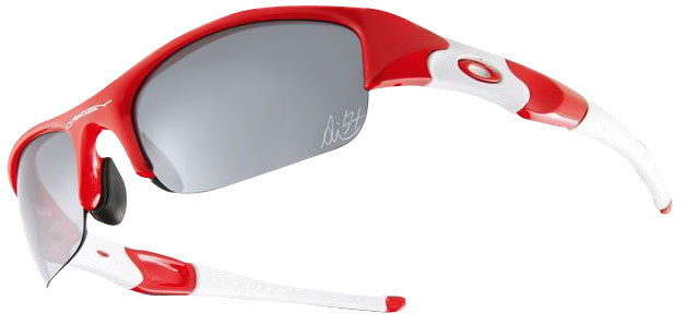 Flak Jacket in Red w/White / Slate Iridium