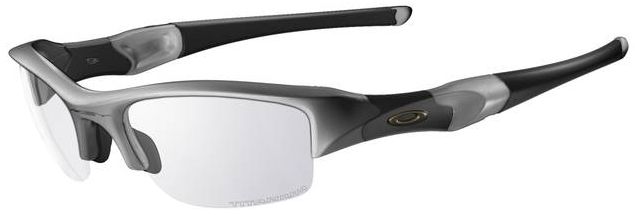 Flak Jacket (AF) in Matte Black / Prizm Snow 24K Iridium