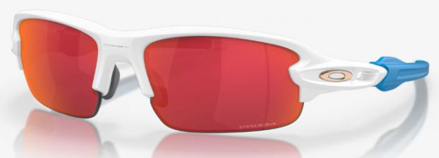 Flak XXS in Matte White / Prizm Field