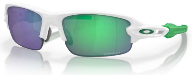 Flak XXS in Matte White / Prizm Jade