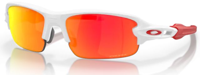 Flak XXS in Matte White / Prizm Ruby Iridium