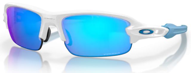Flak XXS in Polished White / Prizm Sapphire