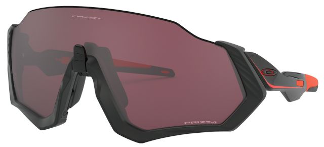 Flight Jacket in Polished Black / Red / Prizm Road Black