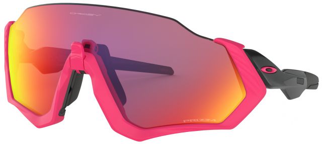 Flight Jacket in Neon Pink-Polished Black / Prizm Road