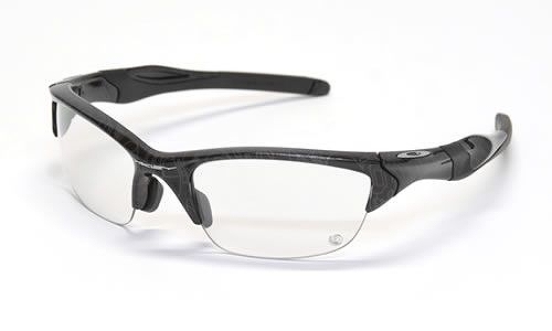 Half Jacket 2.0 (AF) in Black w/History Text / Clear Black Photochromic