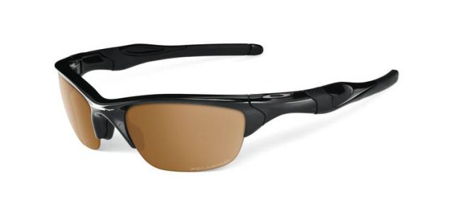 Half Jacket 2.0 (AF) in Polished Black / Bronze Polarized