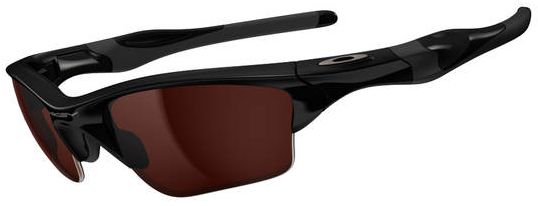 Half Jacket 2.0 XL in Polished Black / VR28 Black Iridium
