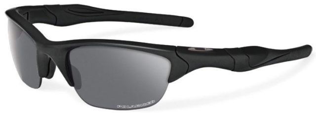 Half Jacket 2.0 in Matte Black / Grey Polarized