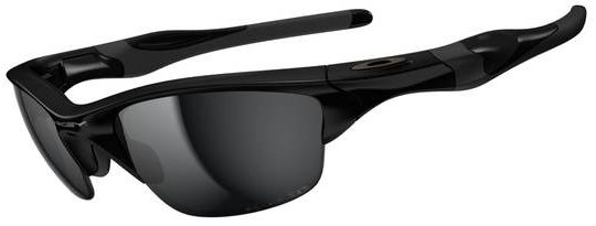 Half Jacket 2.0 in Polished Black / Black Iridium Polarized