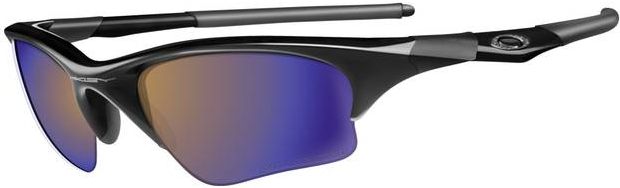 Half Jacket XLJ in Jet Black / Shallow Blue Polarized