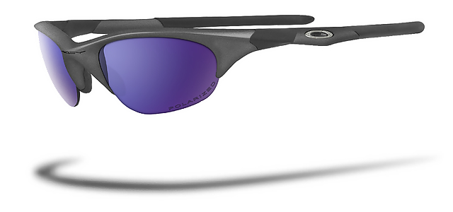 Half Jacket in Dark Grey / Ice Iridium Polarized