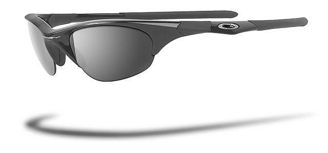 Half Jacket in Jet Black / Black Iridium