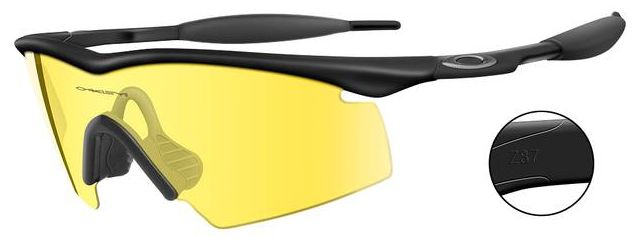 SI Industrial M Frame Strike in Black / H.I. Yellow