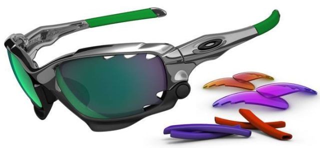 Jawbone in BMX Chrome (Vented) / Jade / +Red / Violet Iridium