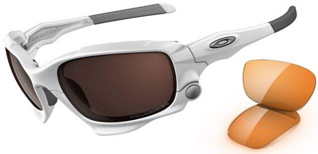 Jawbone in Matte White w/Persimmon / VR28 Black Iridium Polarized