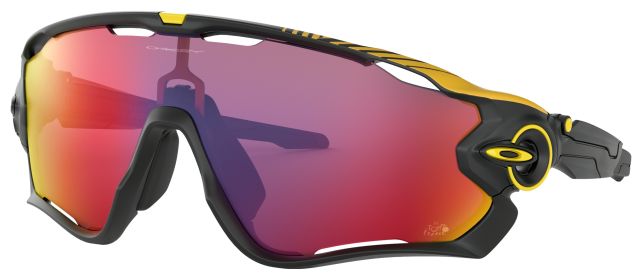 Jawbreaker in Matte Black w/Yellow / Prizm Road