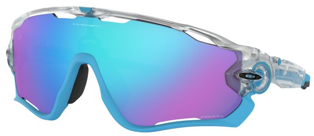 Jawbreaker in Matte Clear / Prizm Sapphire Iridium