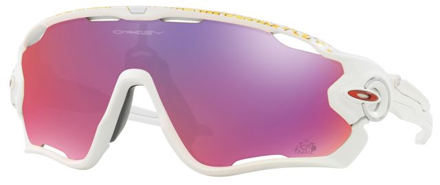 Jawbreaker in Matte White-Yellow / Prizm Road