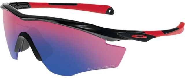 M2 in Polished Black / OO Red Iridium Polarized
