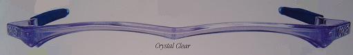 M Frame Strike in Crystal Clear / Blue Iridium