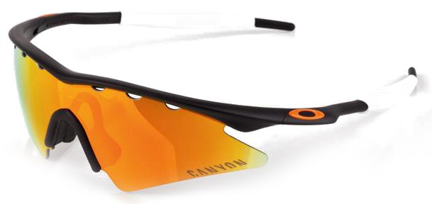 New M Frame Sweep in Black / Fire Iridium