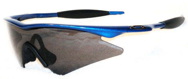 New M Frame Sweep in Metallic Blue / Grey