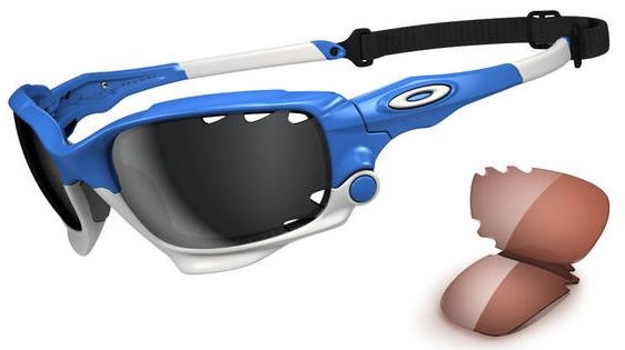 New Racing Jacket in Glacier (Vented) w/VR28 / Black Iridium Polarized