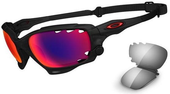 New Racing Jacket in Matte Black Ink (Vented) w/Black Iridium / OO Red Iridium Polarized