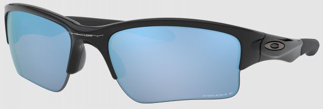 Quarter Jacket in Polished Black / Prizm Deep Water Polarized