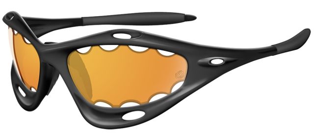 Pro Racing Jacket in Jet Black / Black Persimmon to Grey Transition