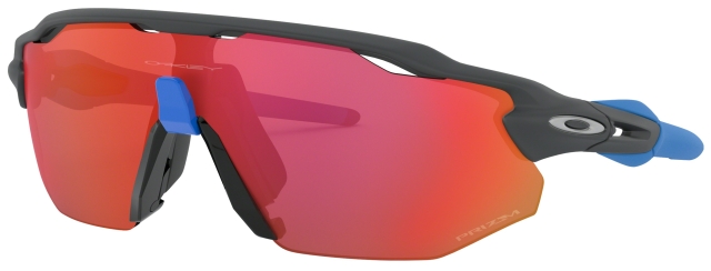 Radar EV Advancer in Matte Carbon / Prizm Trail Torch Iridium